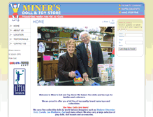 Tablet Screenshot of minerstoystore.com